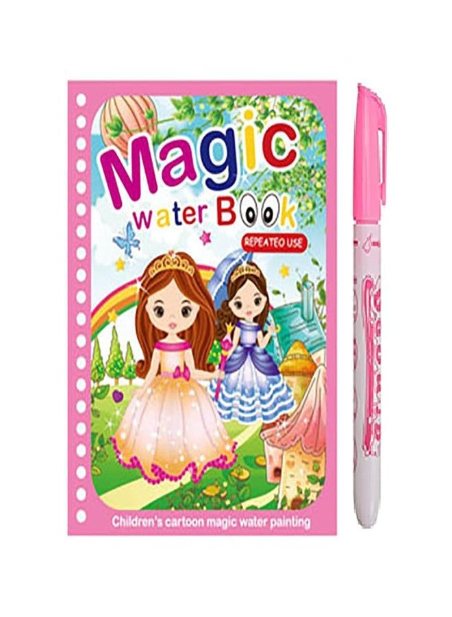 PRIMEFAIR Reusable Water Coloring Book for Toddlers, Mess-Free Paint with Water, Portable Educational Doodle Drawing Toy with Refillable Pens - Color Per a Stock (1) - Image 1